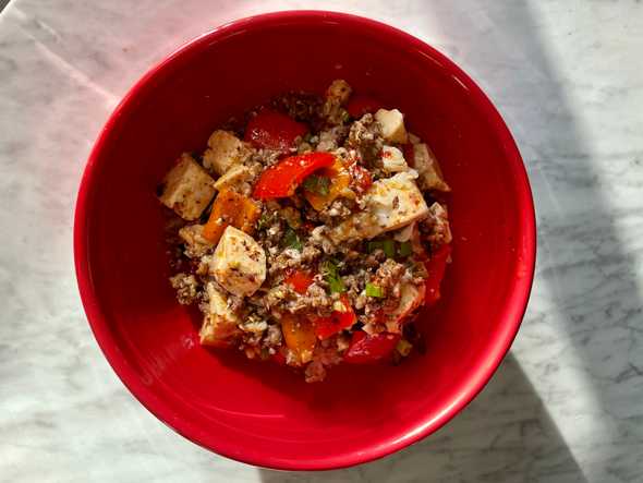Mapo Tofu rice bowl